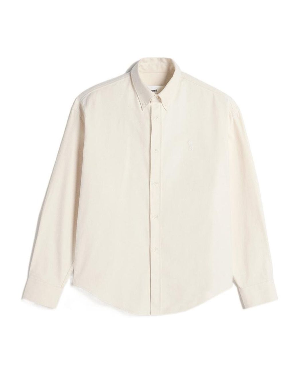 AMI Natural Ami De Coeur Boxy Fit Shirt for men