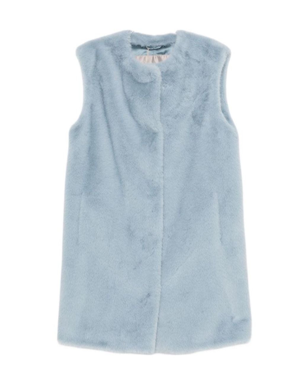 Herno Blue Concealed Fastened Gilet