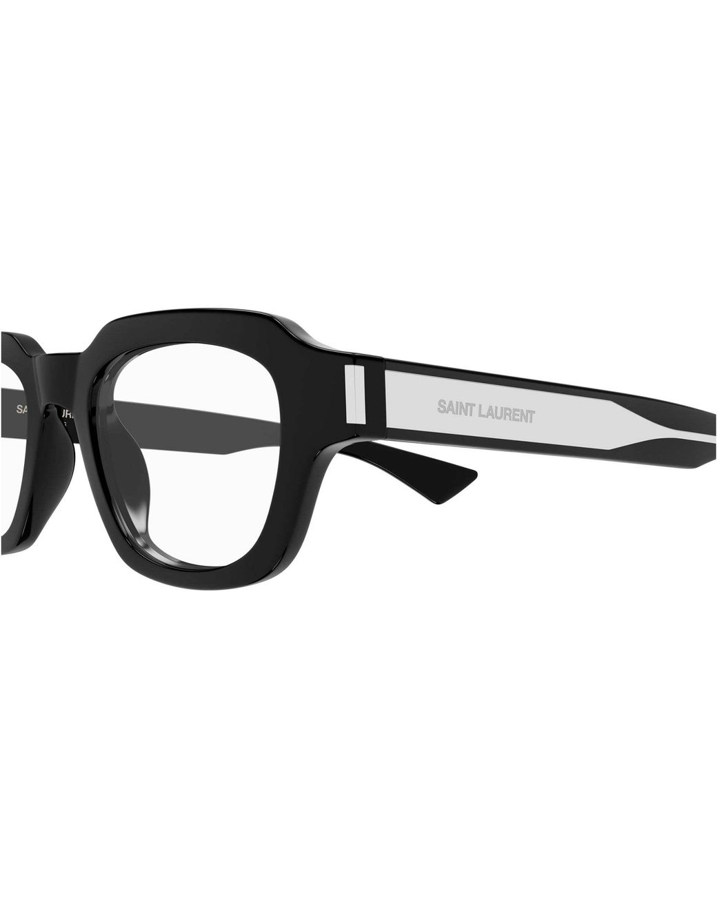 Saint Laurent White Eyewear Square Frame Glasses for men
