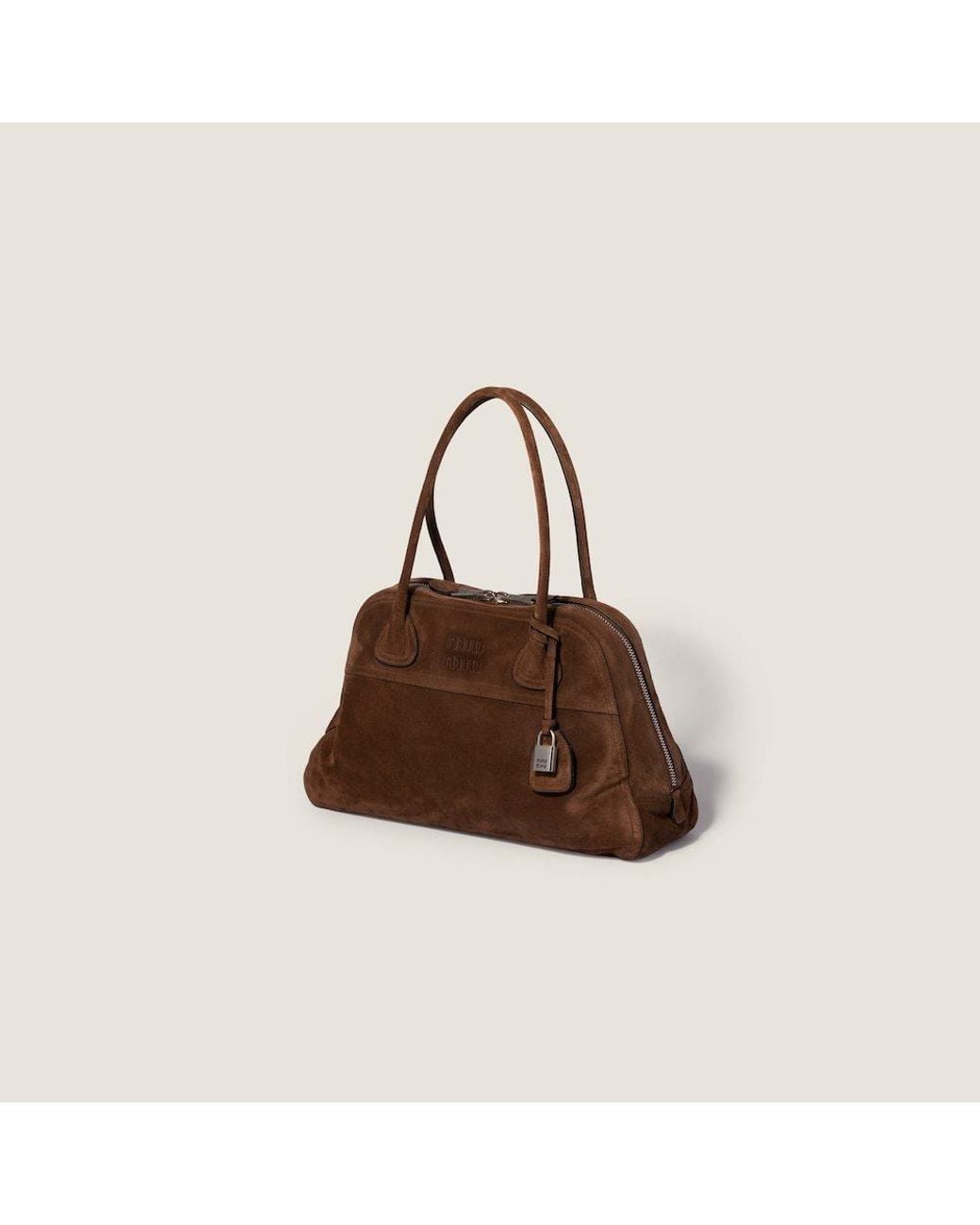 Miu Miu Brown Vivant Suede Bag