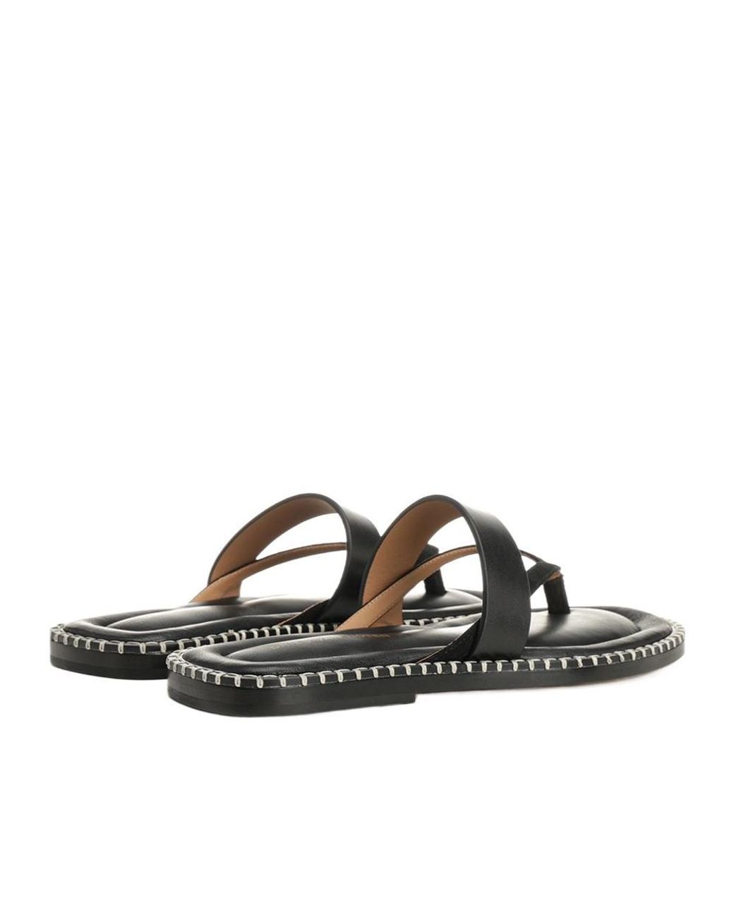 Dries Van Noten Multicolor Contrast-Stitch Flip-Flops for men