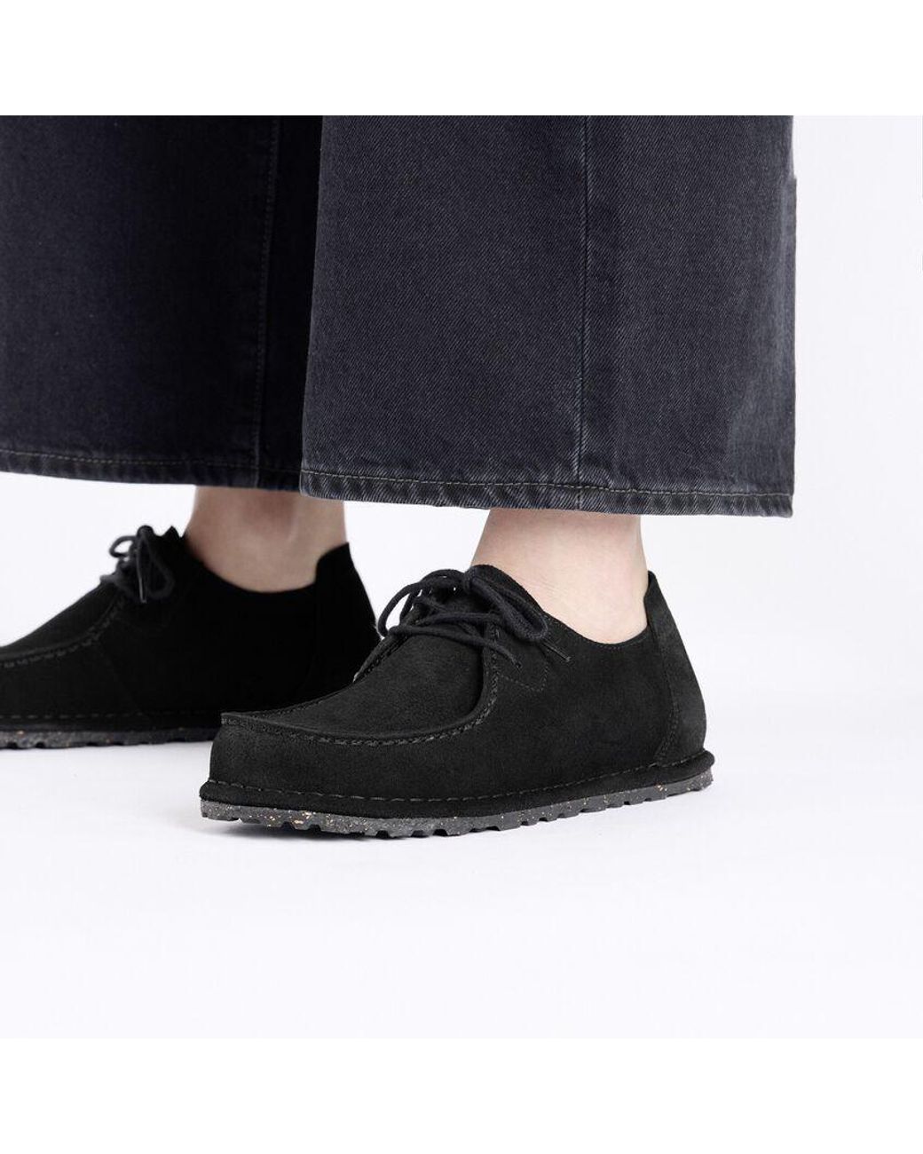 Birkenstock Black Utti Lace-Up Shoes for men