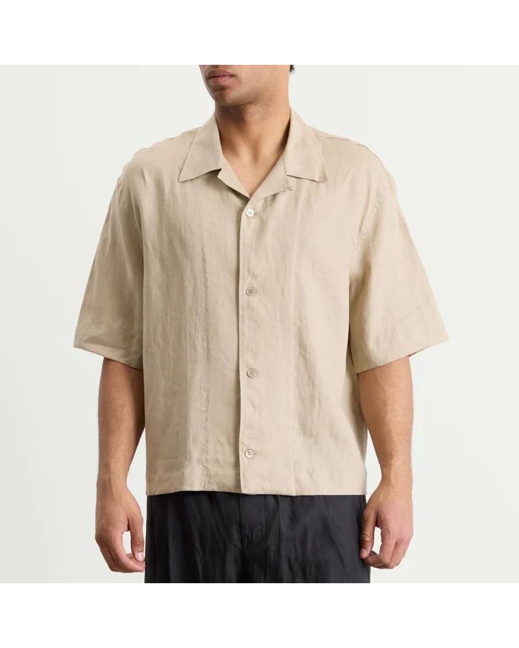 Studio Nicholson Natural Classic Collared Shirt for men