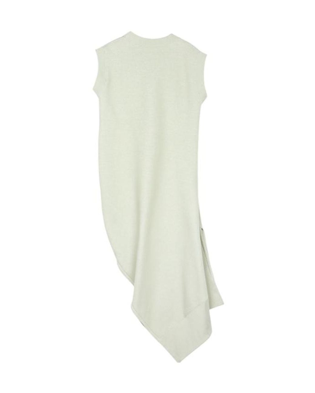 Sacai White Sleeveless Dress