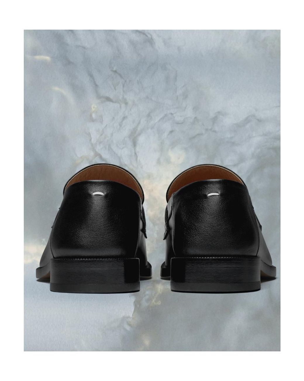 Maison Margiela Black Tobi Toe Loafers for men