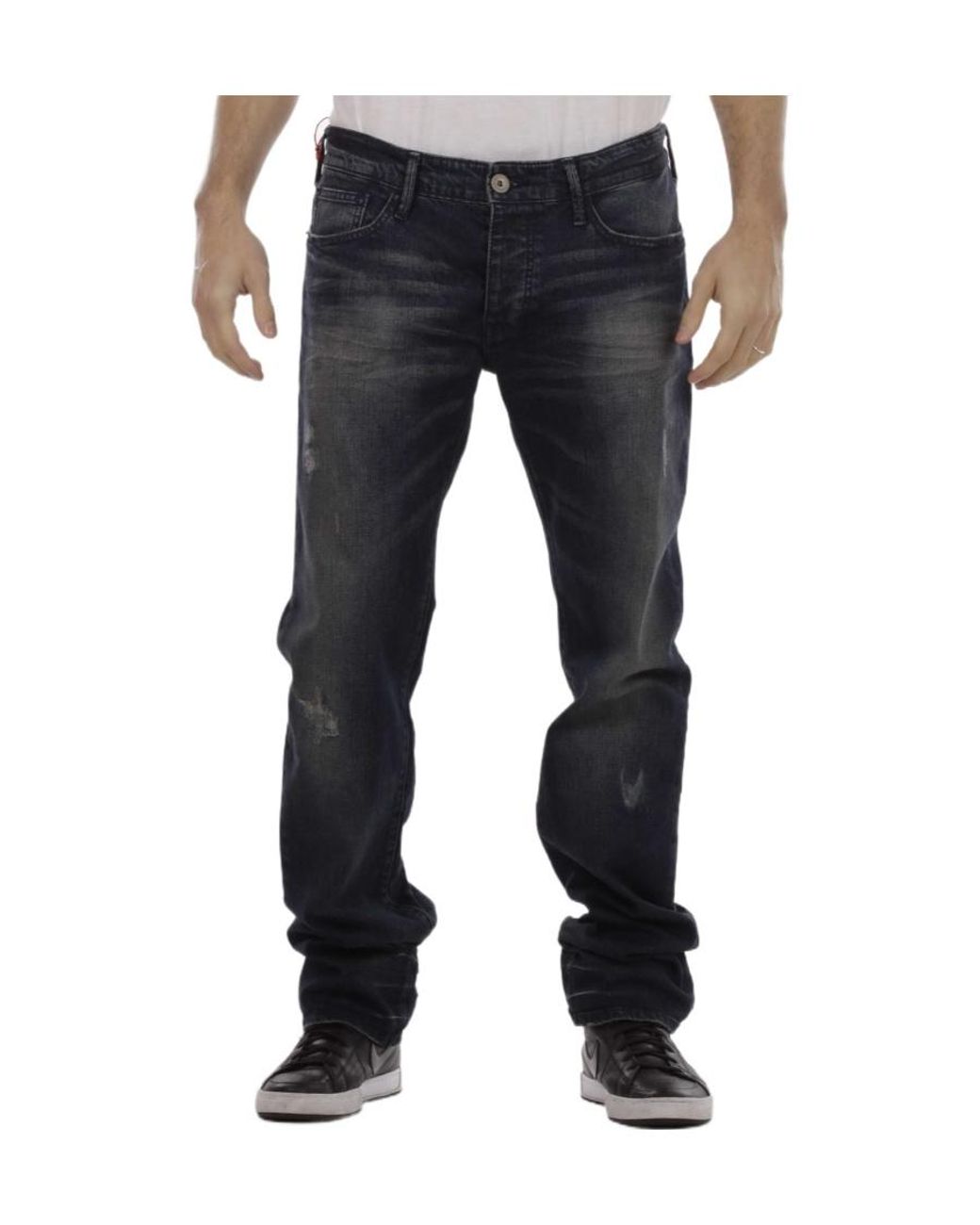 Armani Jeans Black Logo Jeans for men