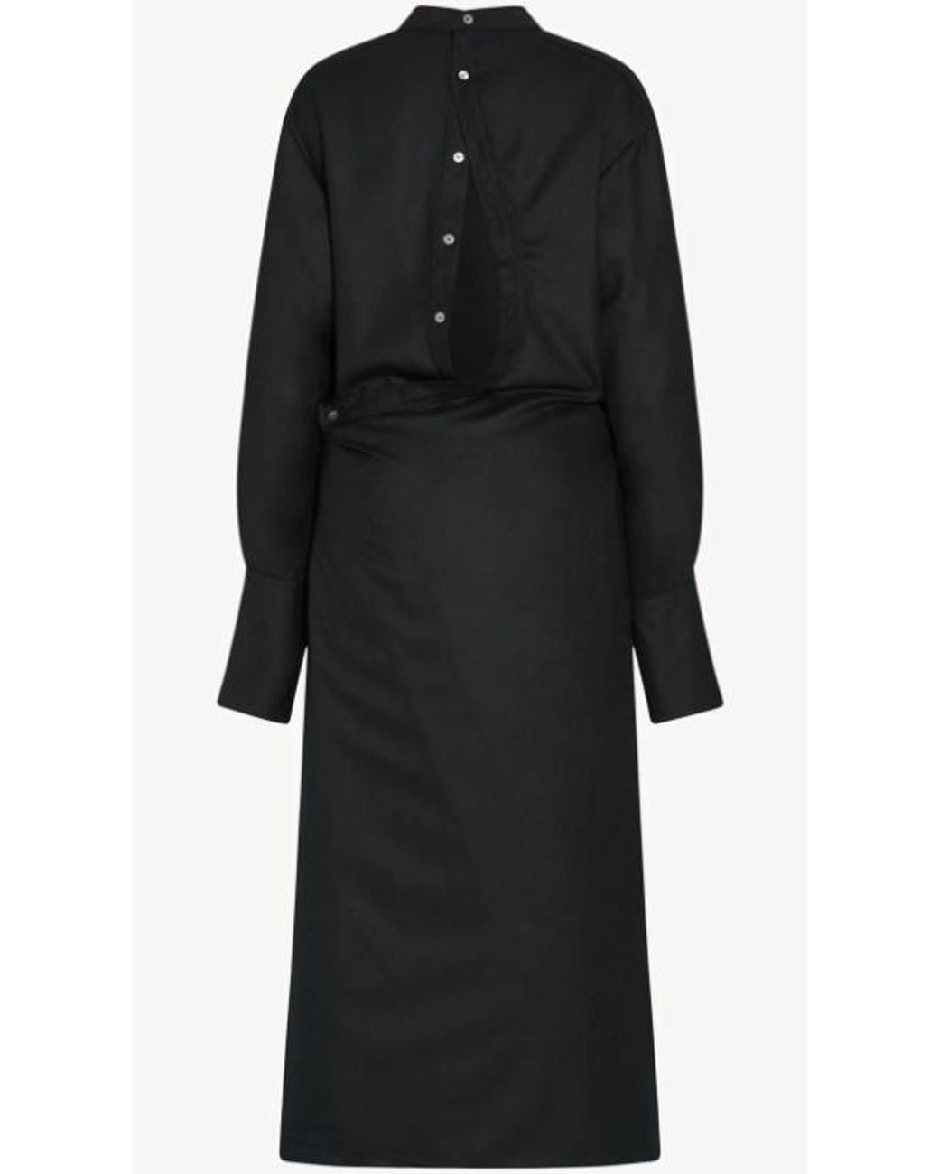 The Row Black Thalassa Dress