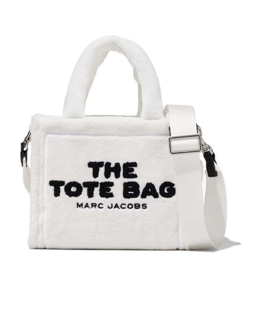 Marc Jacobs White The Terry Mini Top Handle Bag