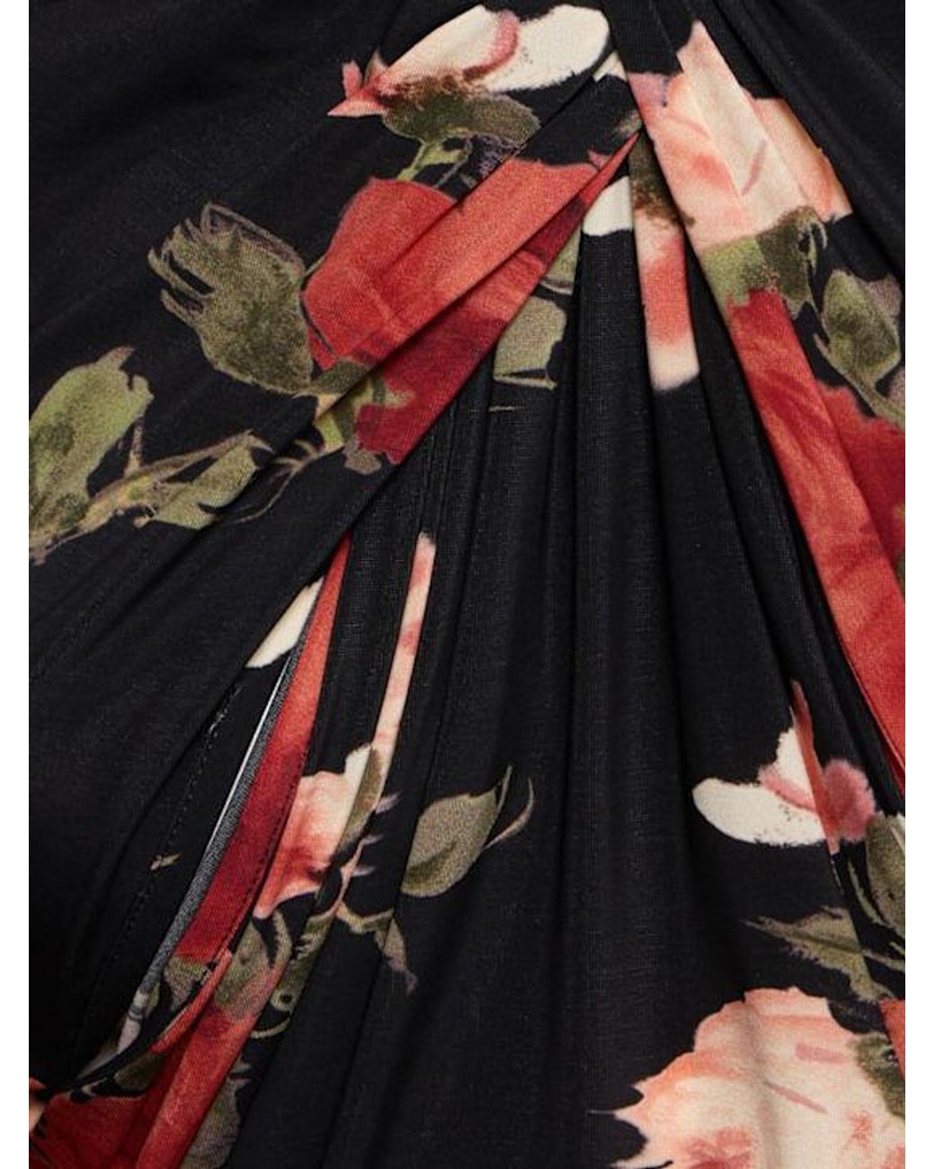 Magda Butrym Black Pattern Dress
