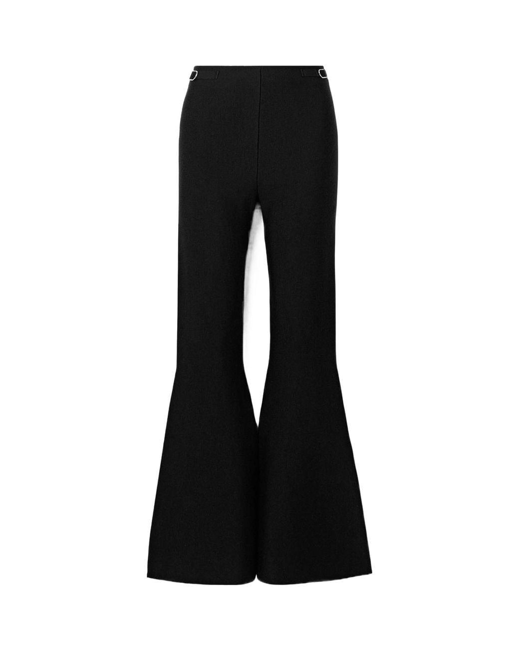 Gabriela Hearst Black Ayala Knitted Flare Pants