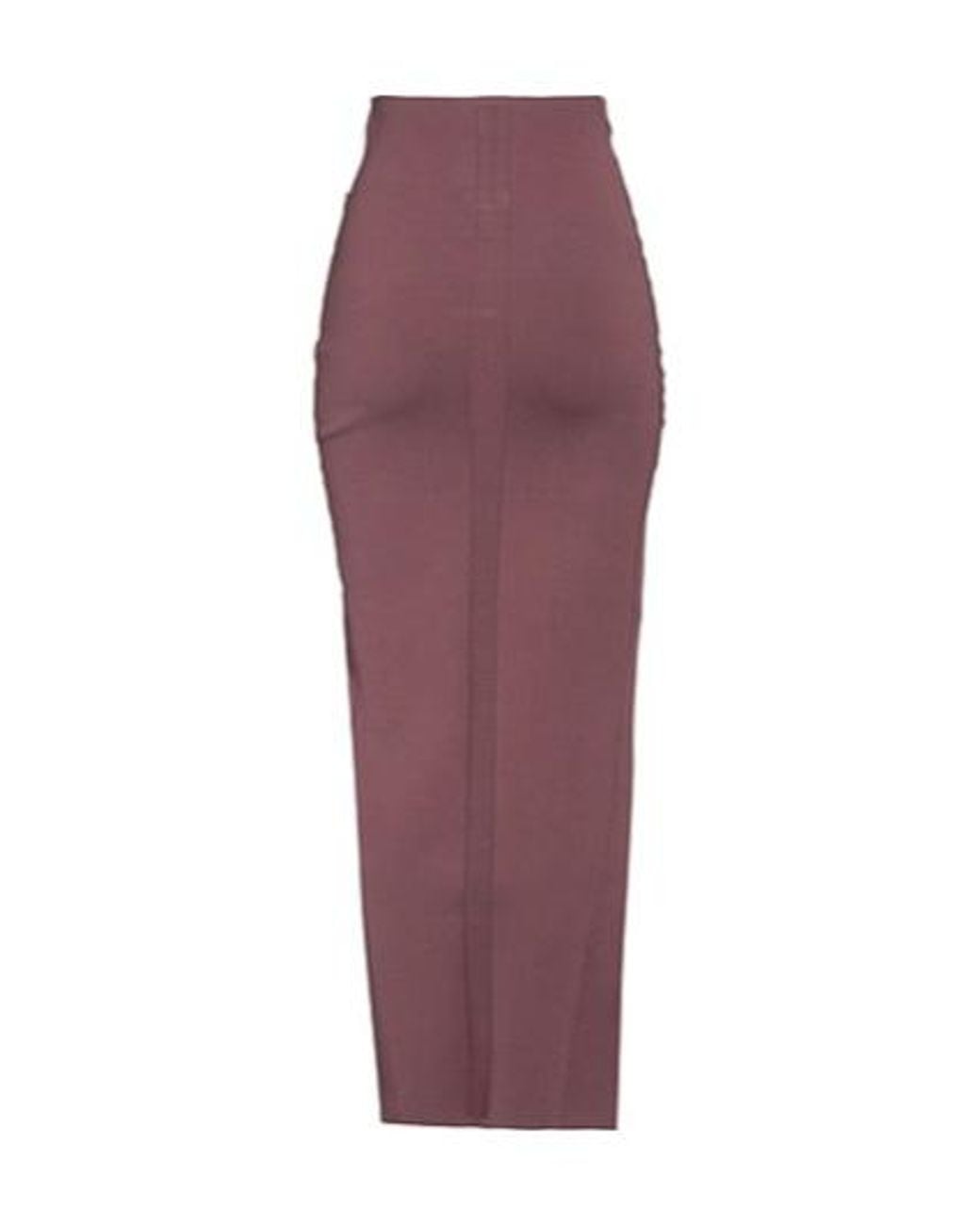 Rick Owens Purple Simple Straight Skirt