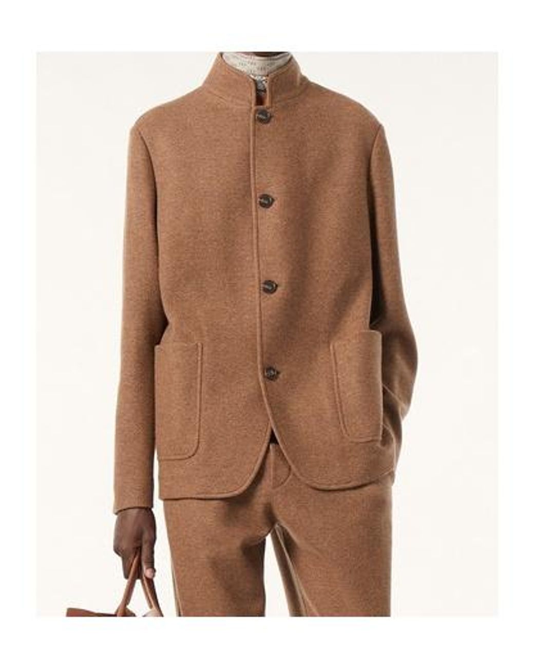 Loro Piana Brown Spagna Jacket for men