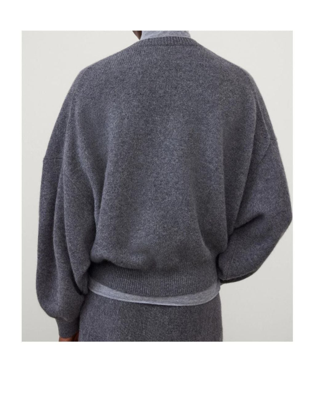 Lisa Yang Gray Veira Relaxed Knitted Sweater