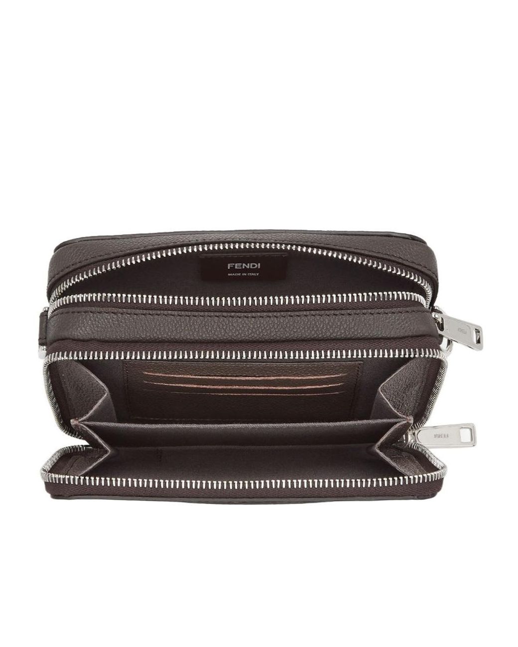 Fendi Brown And Leather Bag for men