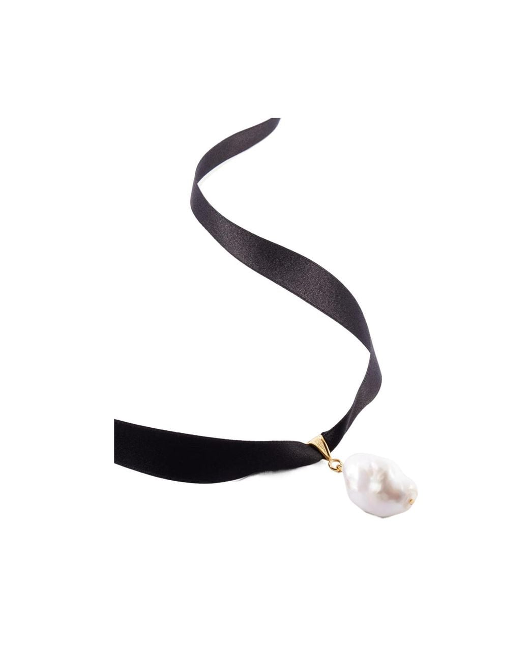 Jennifer Behr Multicolor Silk-Satin Pearl Choker