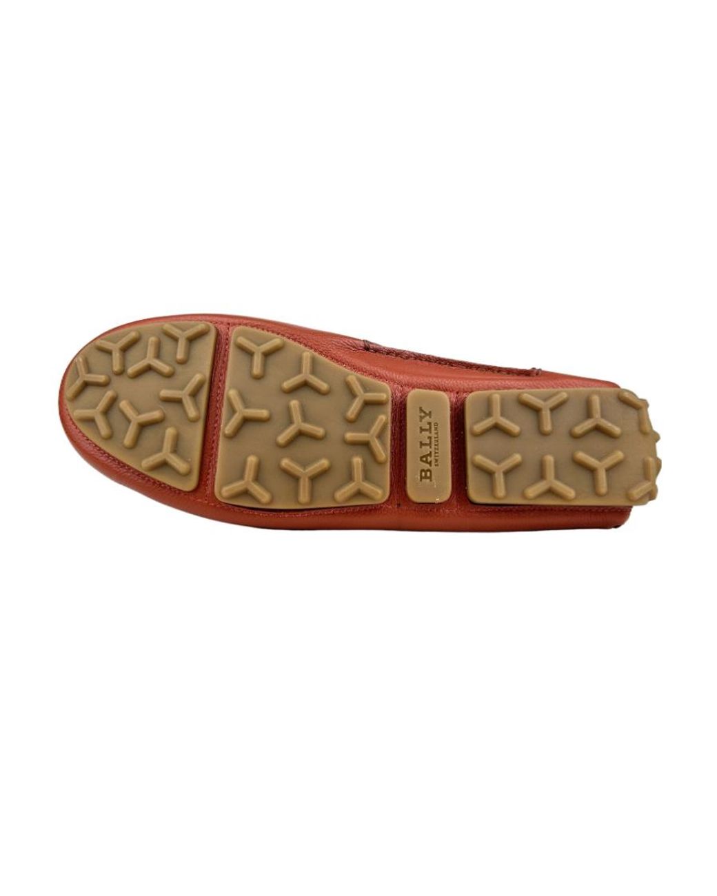 Bally Brown Logo Business Casual Shoes for men