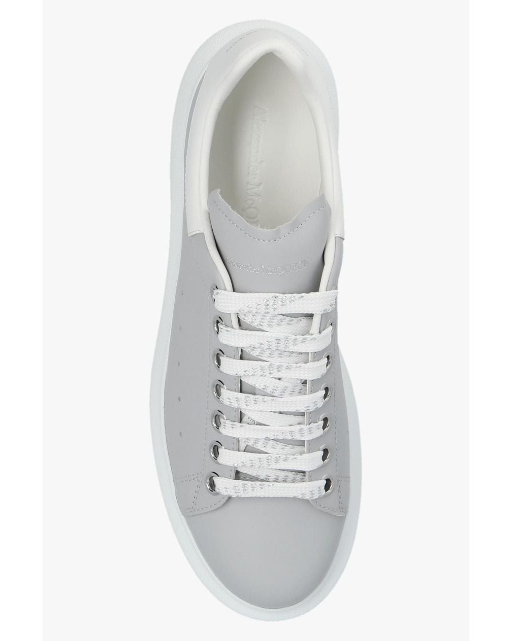 McQueen White Oversized Low-Top Sneakers