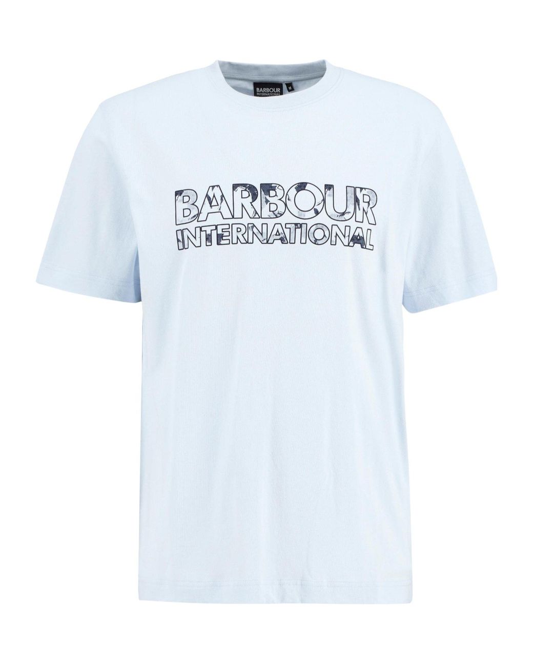 Barbour Blue Printed T-Shirt for men
