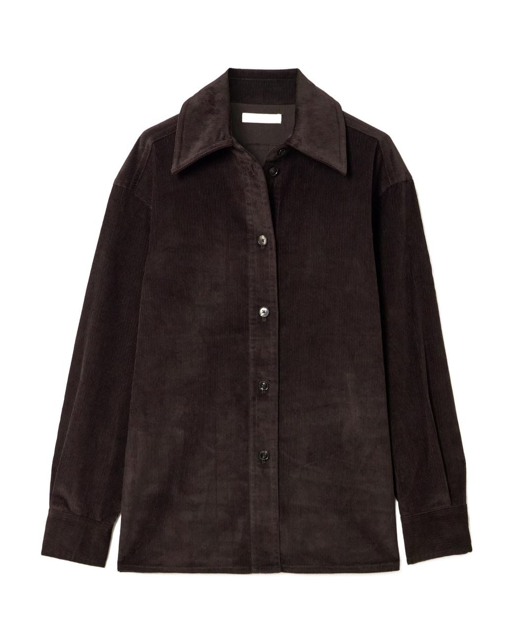Co. Black Tton-Rduroy Shirt