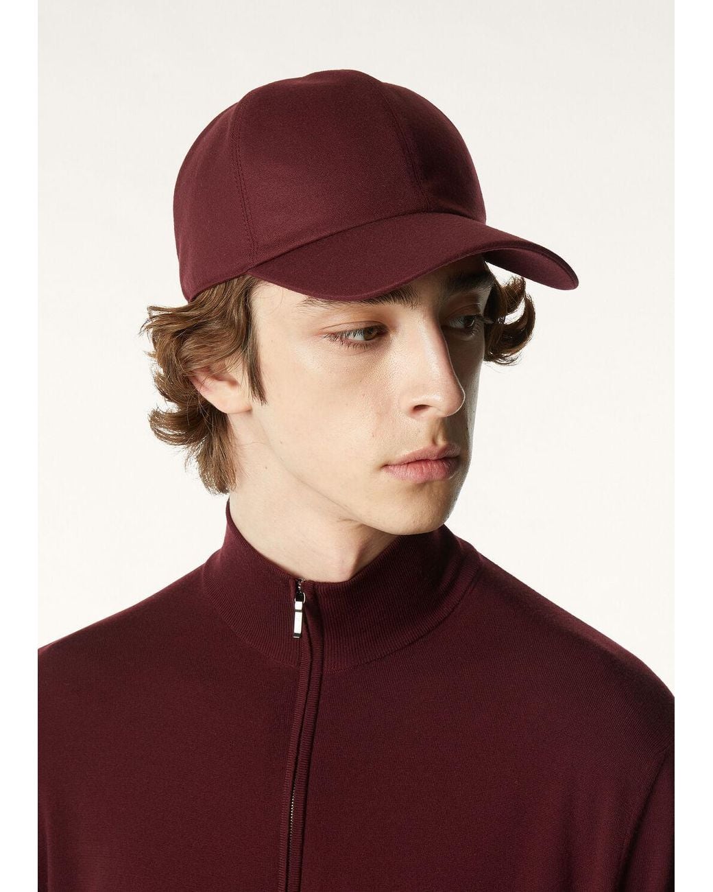 Loro Piana Red The Gift Of Kings Ivy Baseball Cap for men