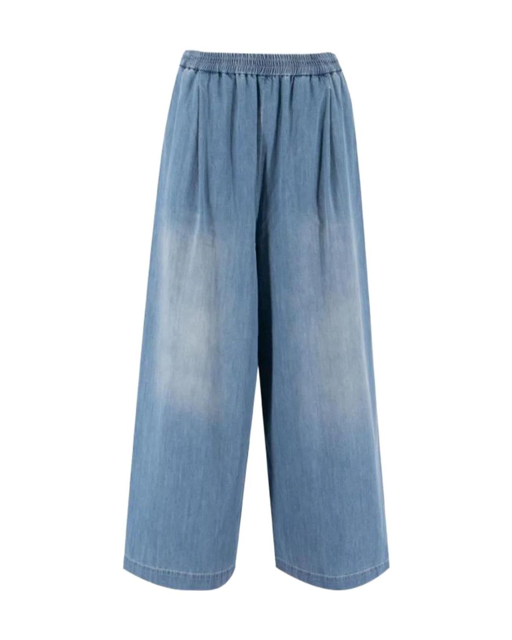 Fabiana Filippi Blue Chambray Trousers
