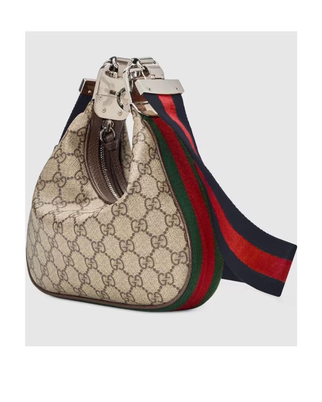 Gucci Metallic Small Attache Shoulder Bag
