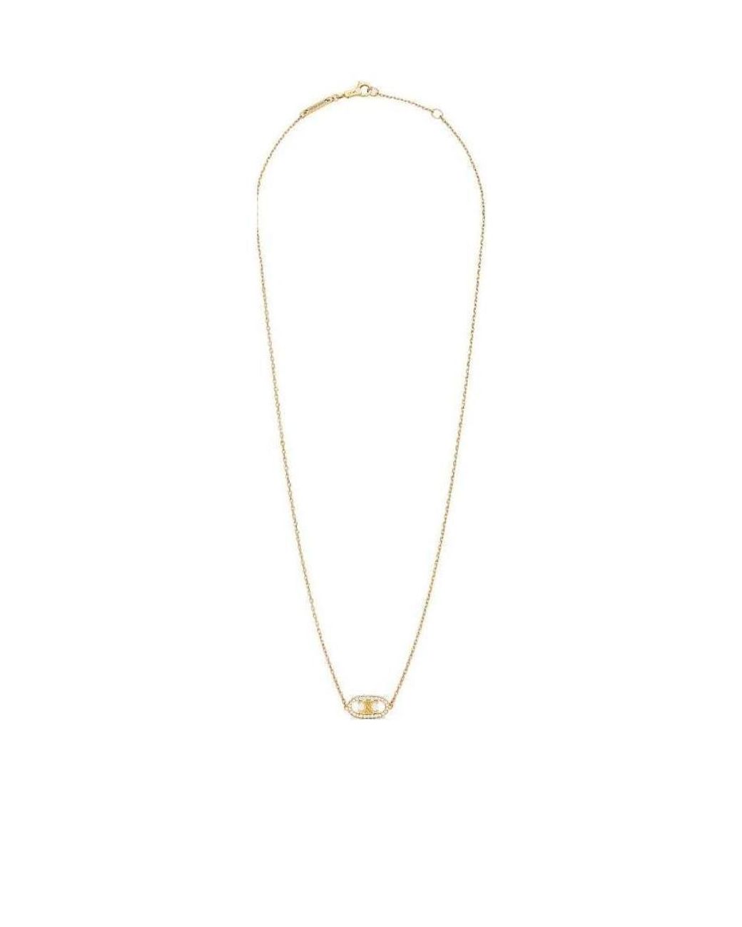 Céline White Maillon Triomphe Diamond Necklace