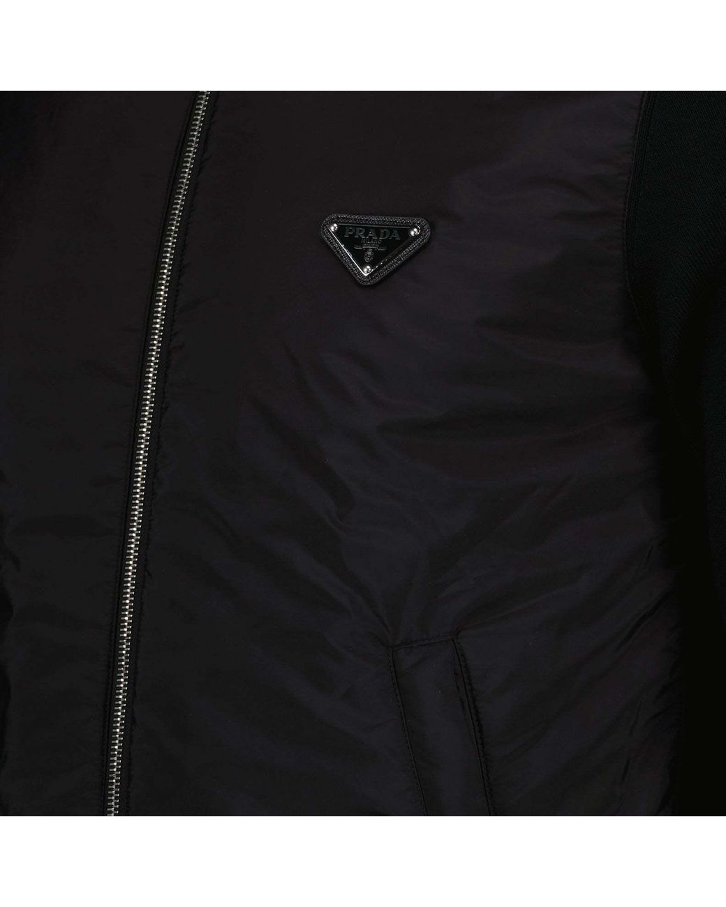 Prada Black Long-Sleeved Casual Jacket for men