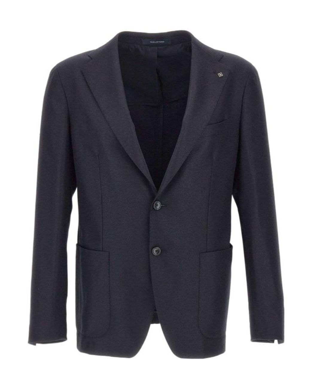 Tagliatore Blue Single Breasted Tailored Blazer for men