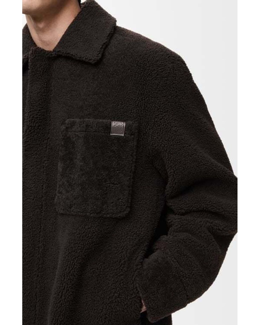 Loewe Black Anagram Embossed Overshirt