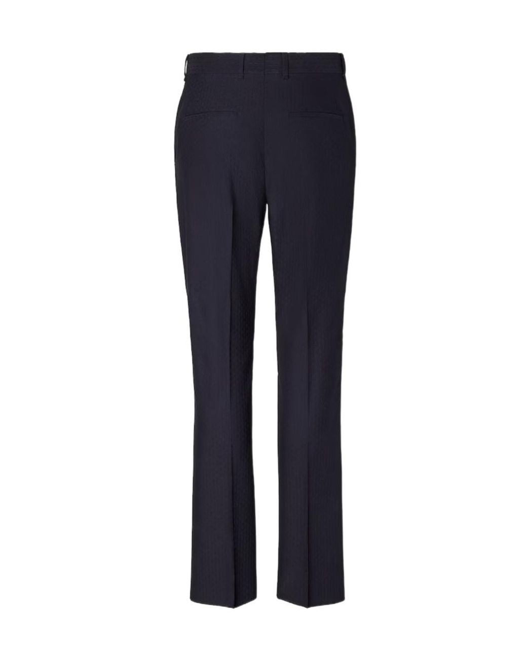 Fendi Blue Tailored Patterned Pants for men