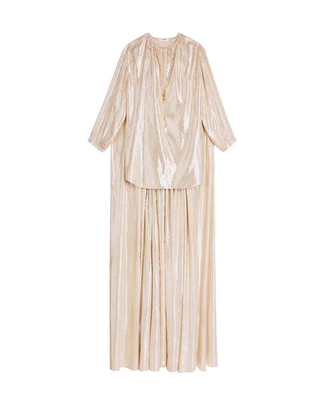 Céline Natural Cape Mini Dress