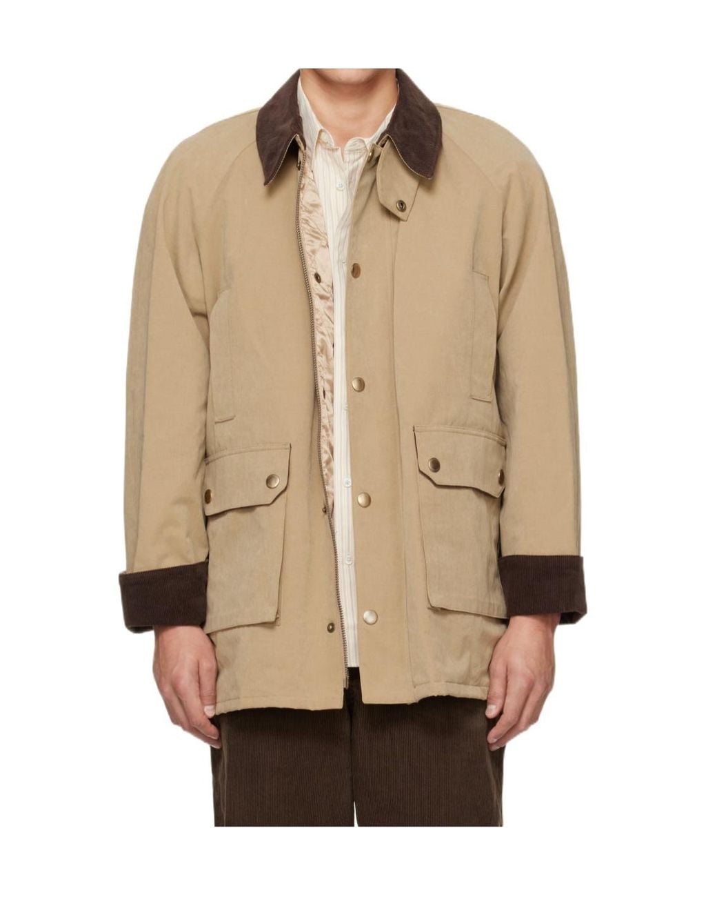 DUNST Natural Long-Sleeved Jacket for men