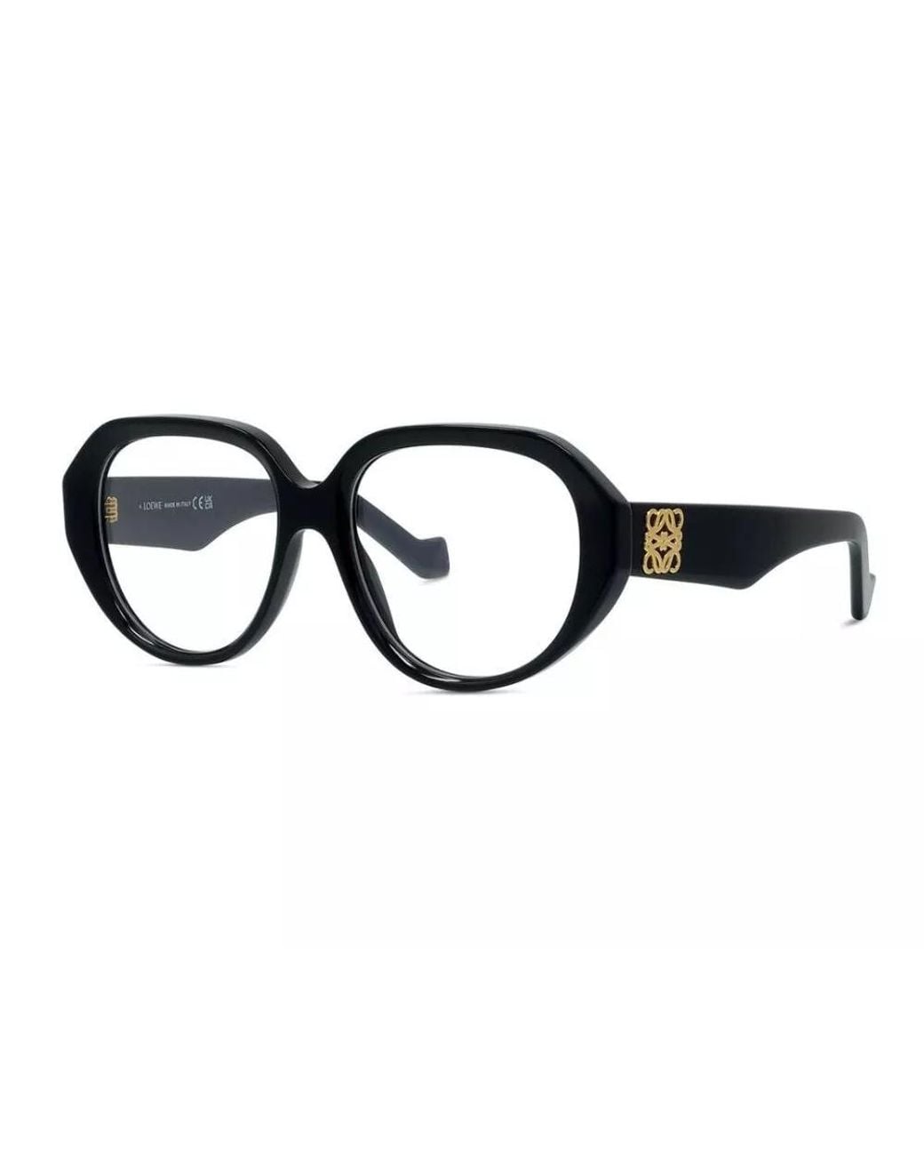 Loewe White Oval Frame Glasses
