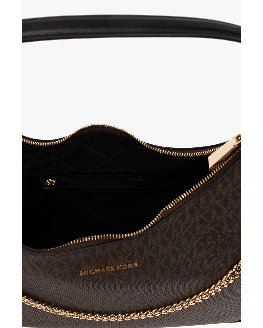 Michael Kors Gray Monogram-Pattern Tote Bag