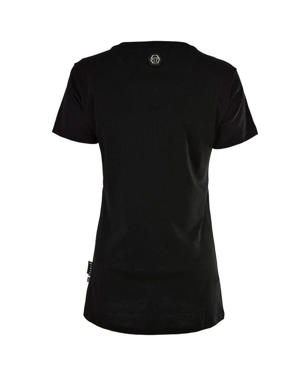 Philipp Plein Black Logo Details T-Shirt