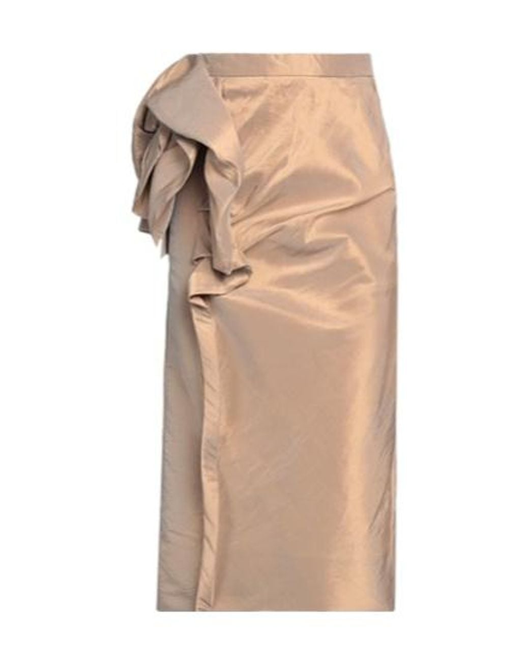 Maison Margiela Natural Simple Pencil Skirt