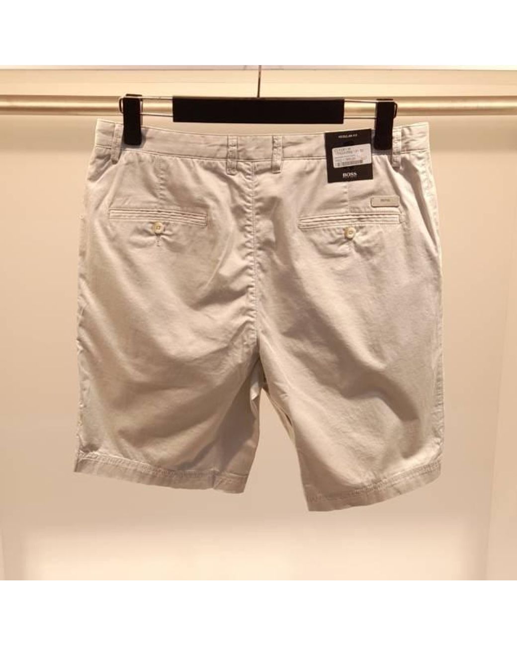 Boss Natural Belt Loop Shorts for men