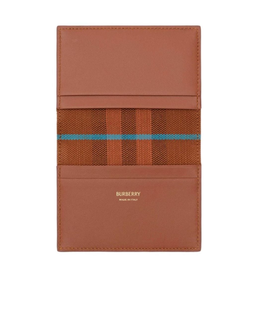 Burberry Brown Bloomsbury Folding Card Case