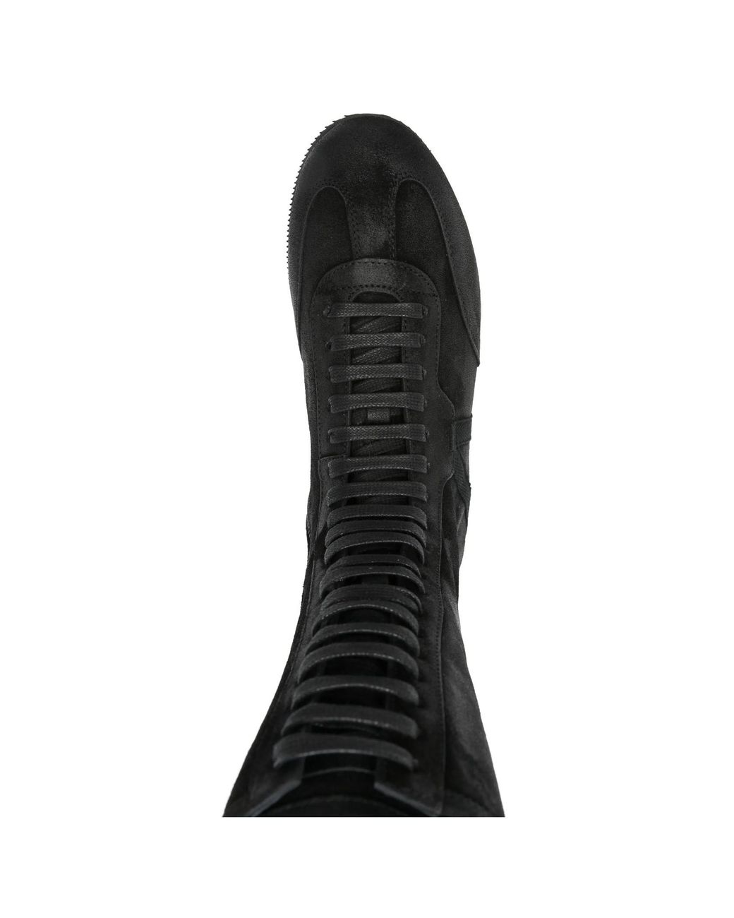 Ann Demeulemeester Black Lace-Up Boots