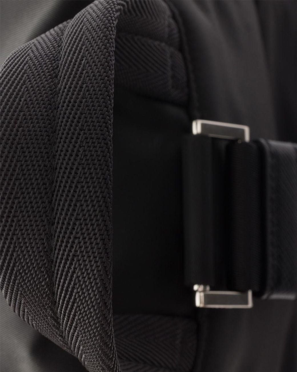 Prada Black Re-Nylon And Saffiano Leather Backpack for men