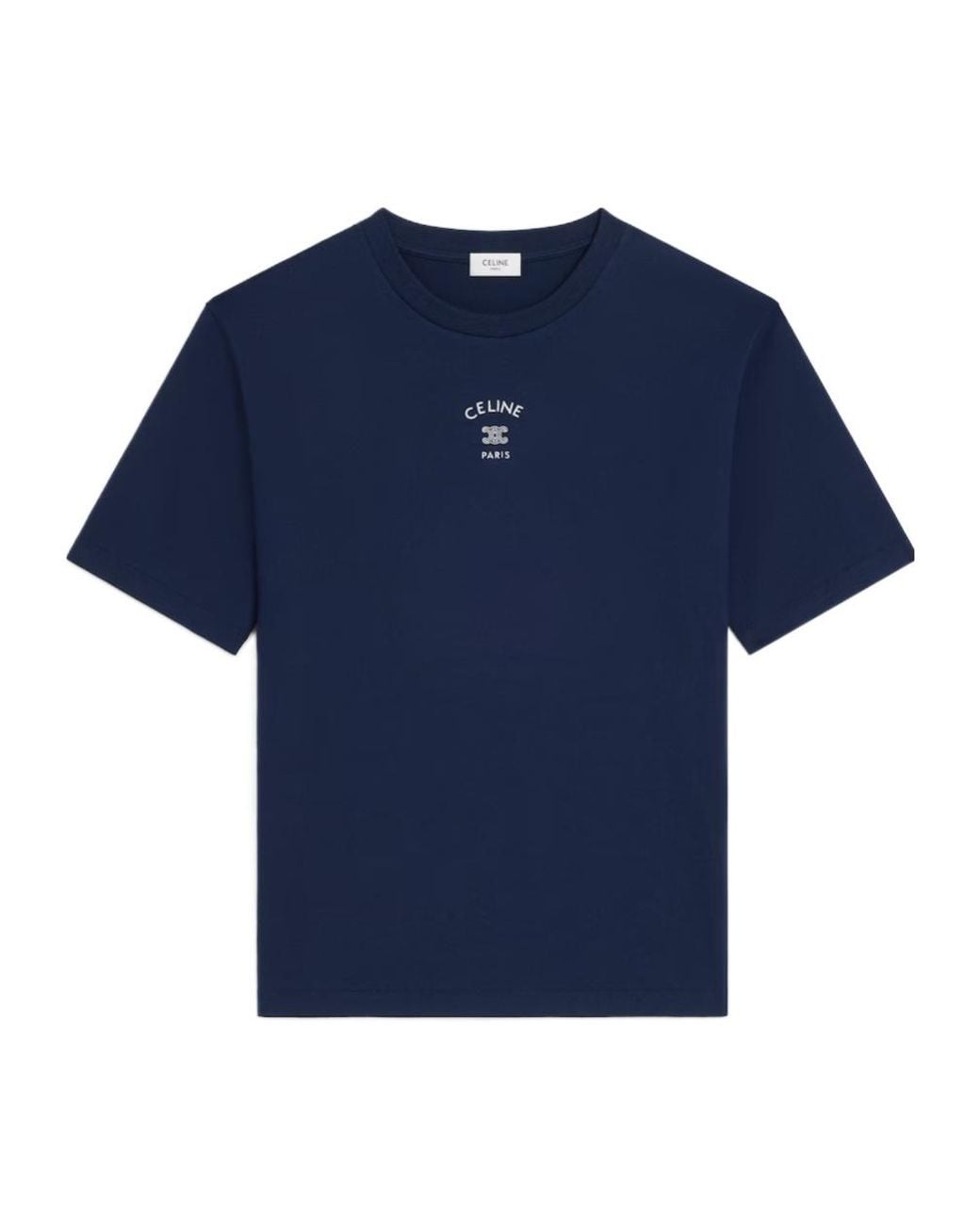 Céline Blue Loose T-Shirt