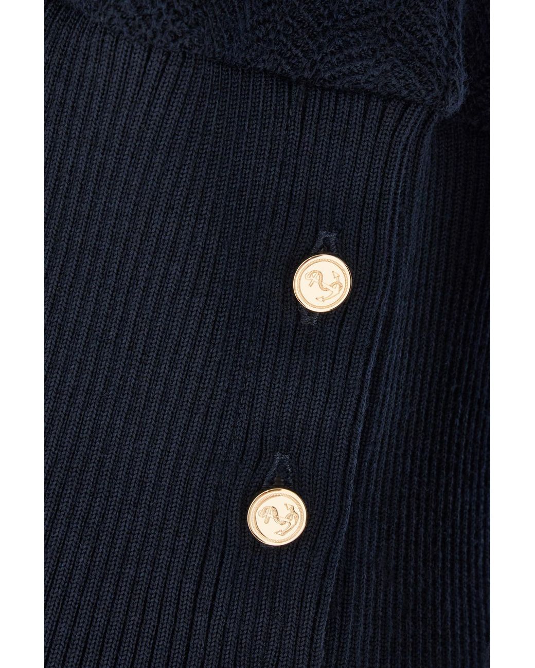 Thom Browne Blue Crewneck Straight Hem Jumper