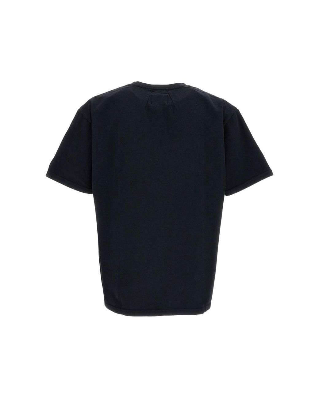 Rhude Black Logo Printed Crewneck T-Shirt for men