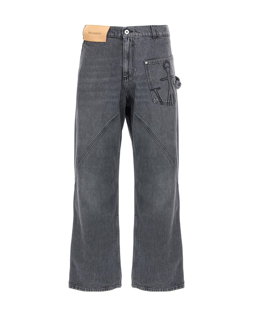 J.W. Anderson Gray Jw Anderson Twisted Workwear Jeans for men