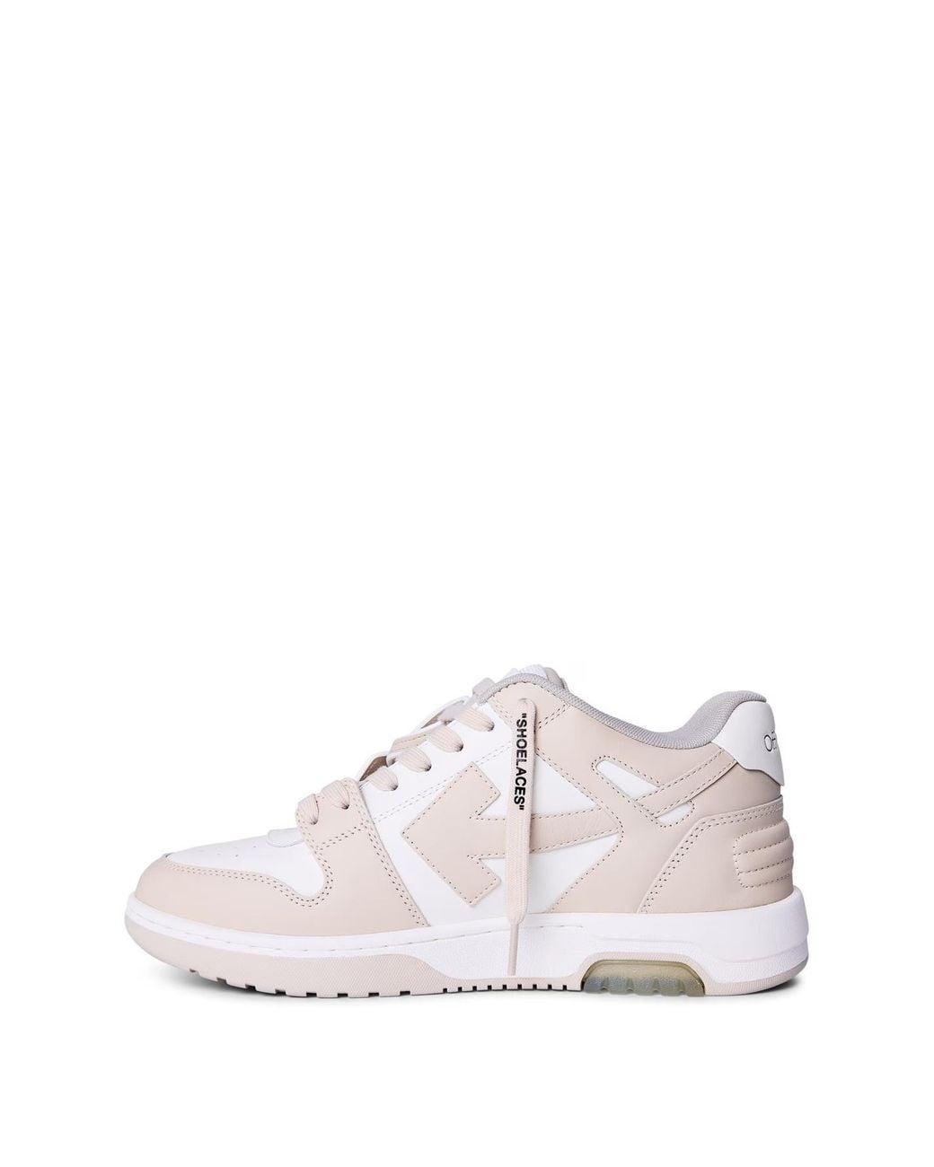 Off-White c/o Virgil Abloh White Round Toe Low-Top Casual Shoes for men