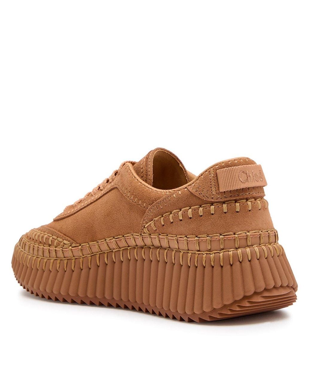 Chloé Brown Fleece-Lined Thick-Soled Casual Shoes