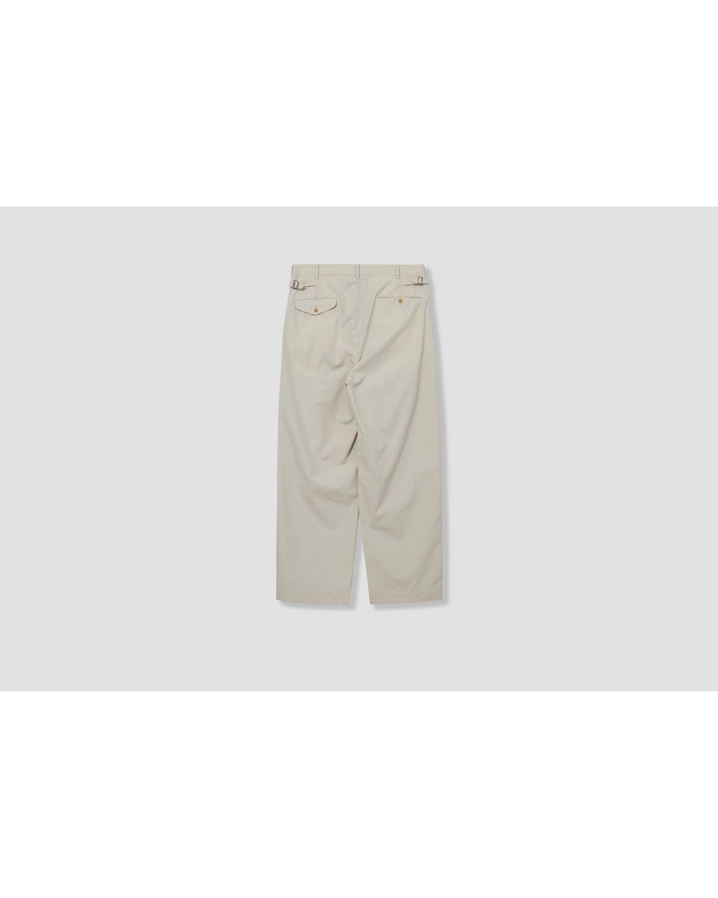 A.PRESSE Gray Casual Pants With Belt Loops for men