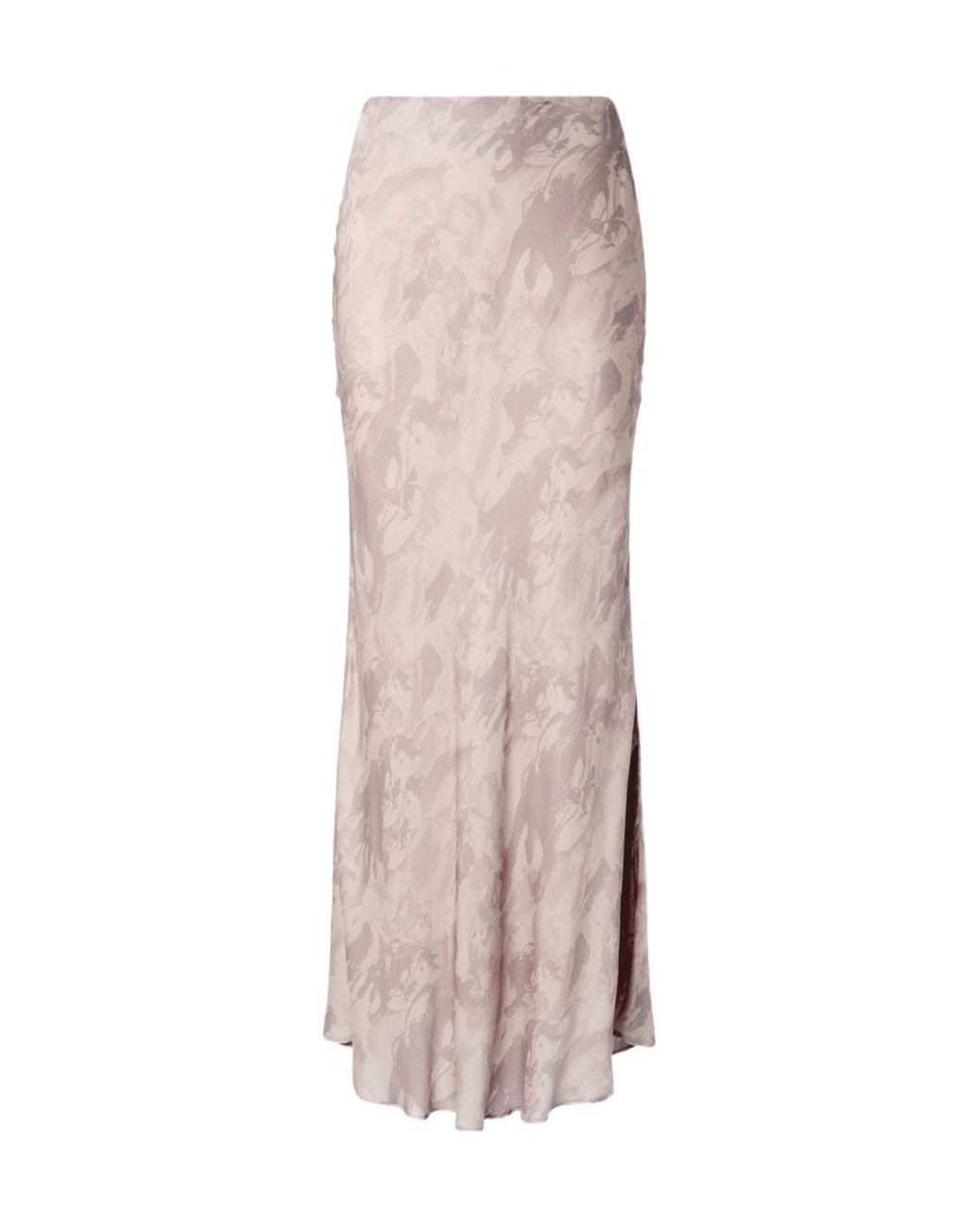Pinko Pink Printed Maxi Skirt