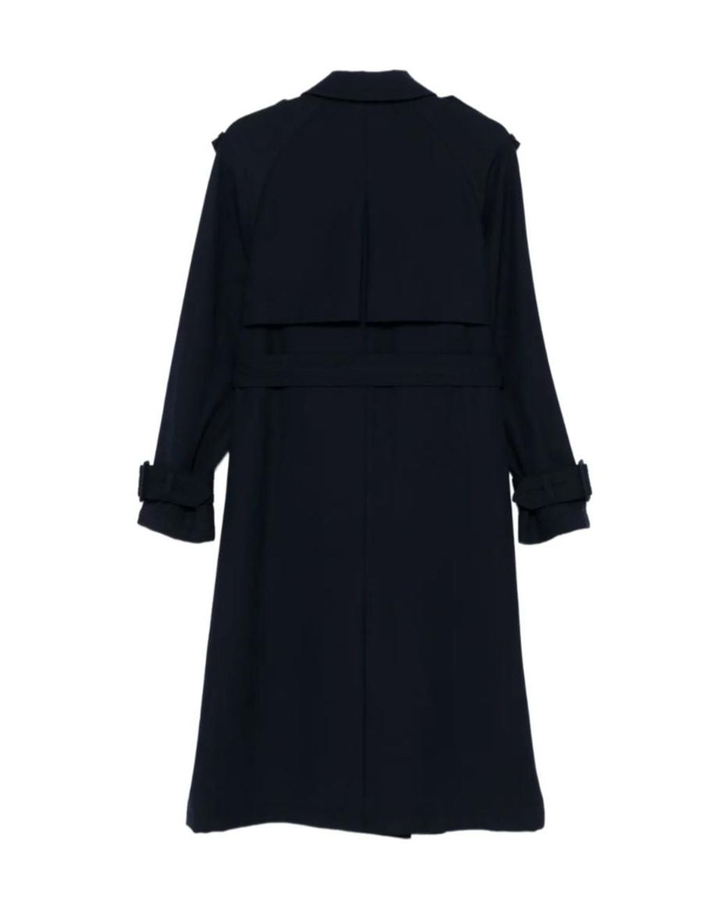 Veronica Beard Blue Conneley Belted Trench Coat